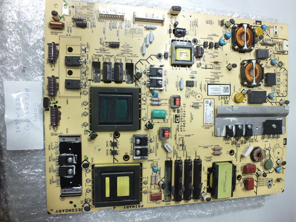 1-883-924-12 - APS-293 - (CH) - SONY - KDL-40EX720 - LTY400HF09 - POWER BOARD - BESLEME KARTI